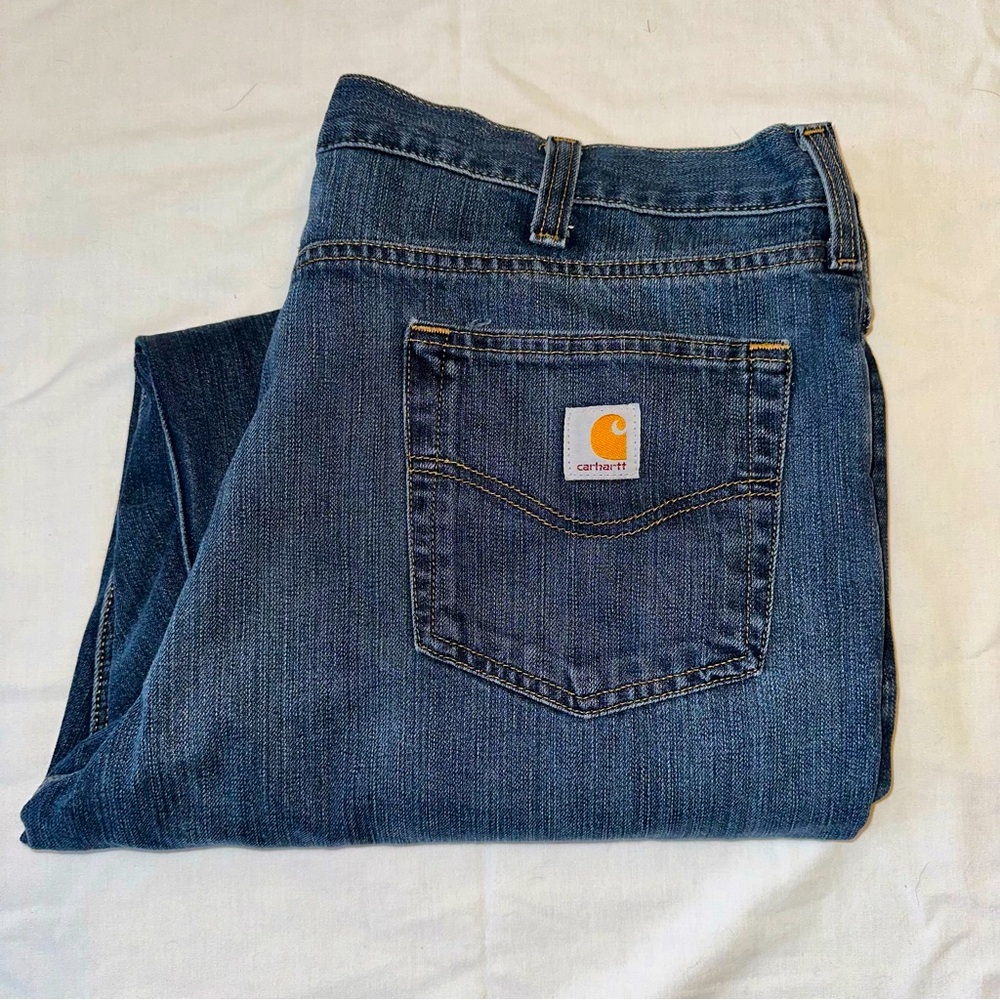 Carhartt Relaxed Fit Jeans Medium Wash Sz 40 x 32